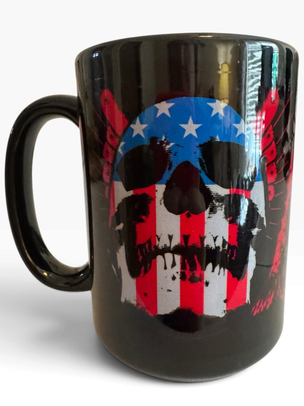 Badlands Pawn, Guns, Gold & Rock 'N' Roll Shoot to Thrill Ceramic Mug
